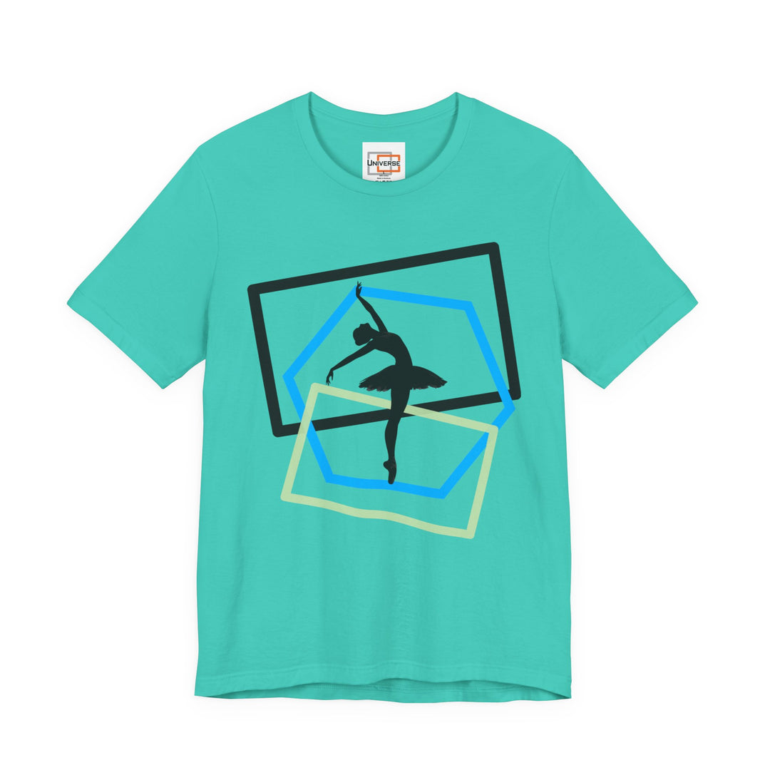 Minimal Ballerina Light — Unisex Graphic Tee | Universe