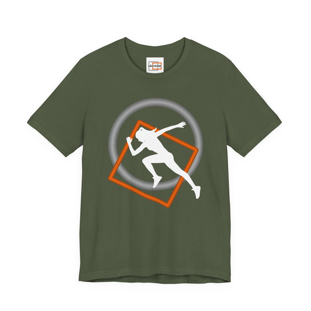 Minimal Sprinter Dark — Unisex Graphic Tee | Universe
