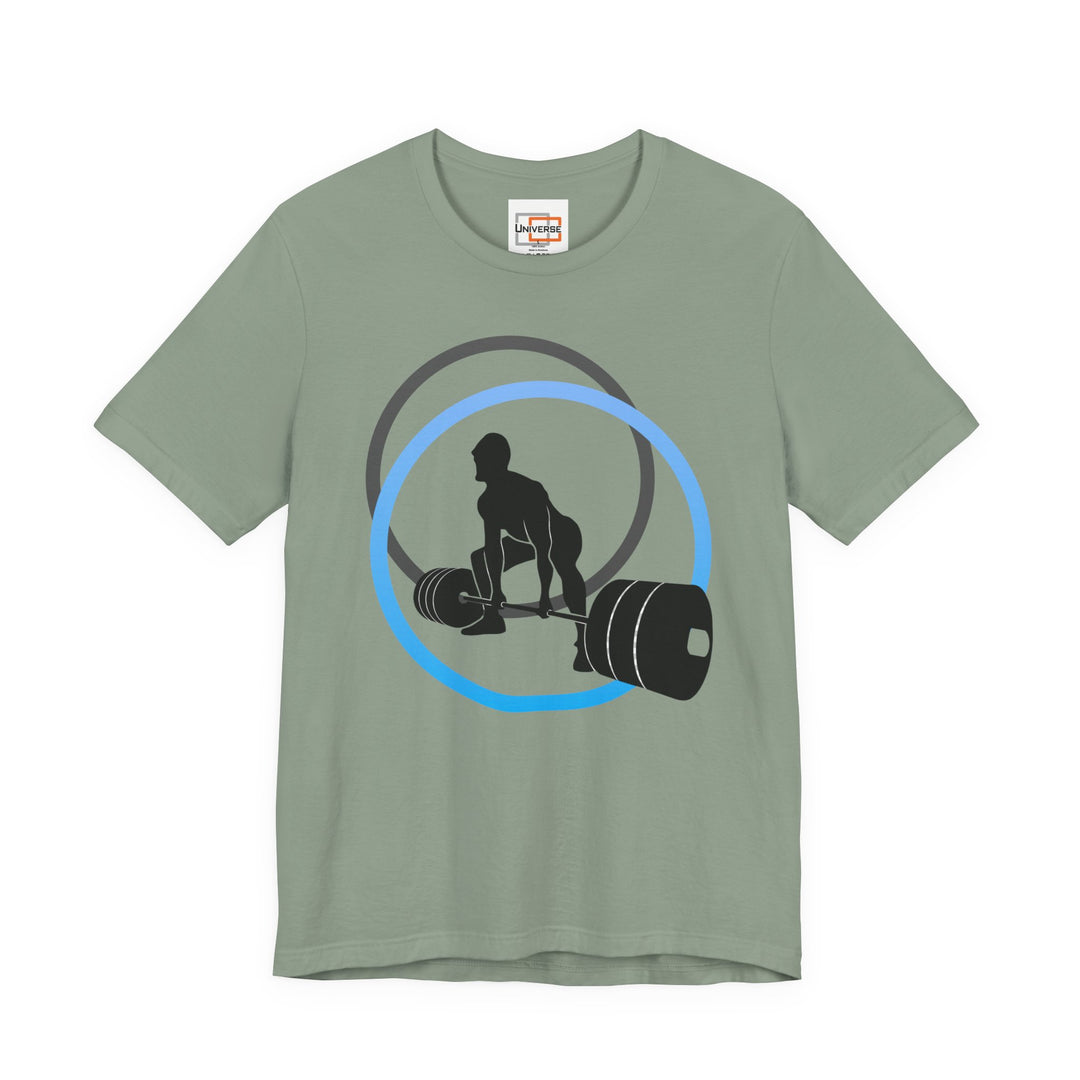 Minimal Deadlift Light — Unisex Graphic Tee | Universe