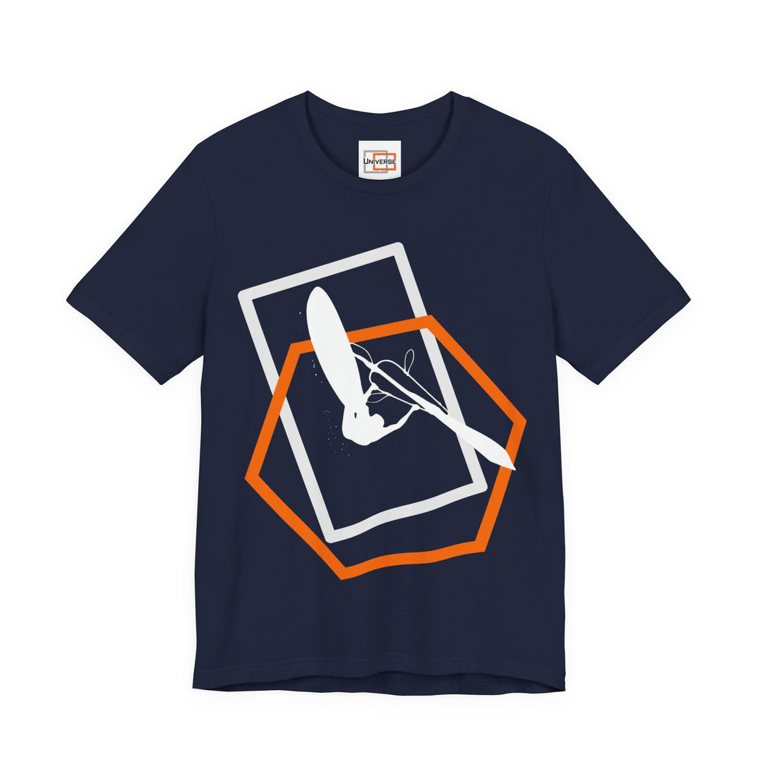 Minimal Windsurfer Dark — Unisex Graphic Tee | Universe
