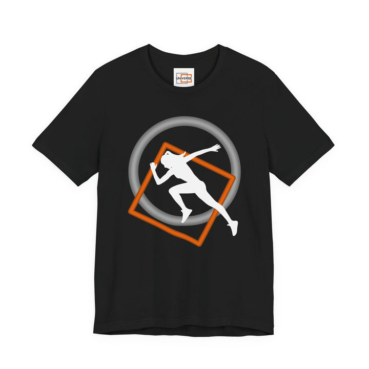 Minimal Sprinter Dark — Unisex Graphic Tee | Universe