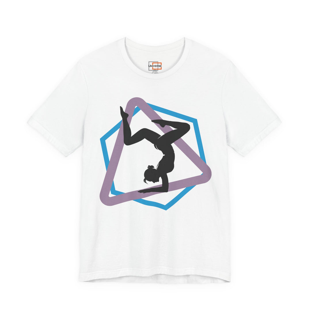 Minimal Yoga Light — Unisex Graphic Tee | Universe