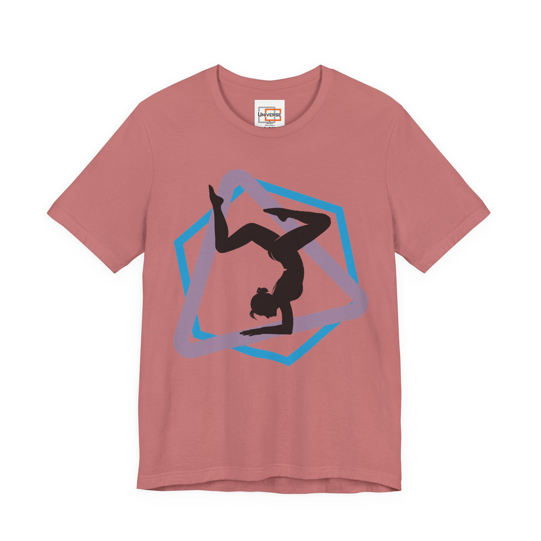 Minimal Yoga Light — Unisex Graphic Tee | Universe
