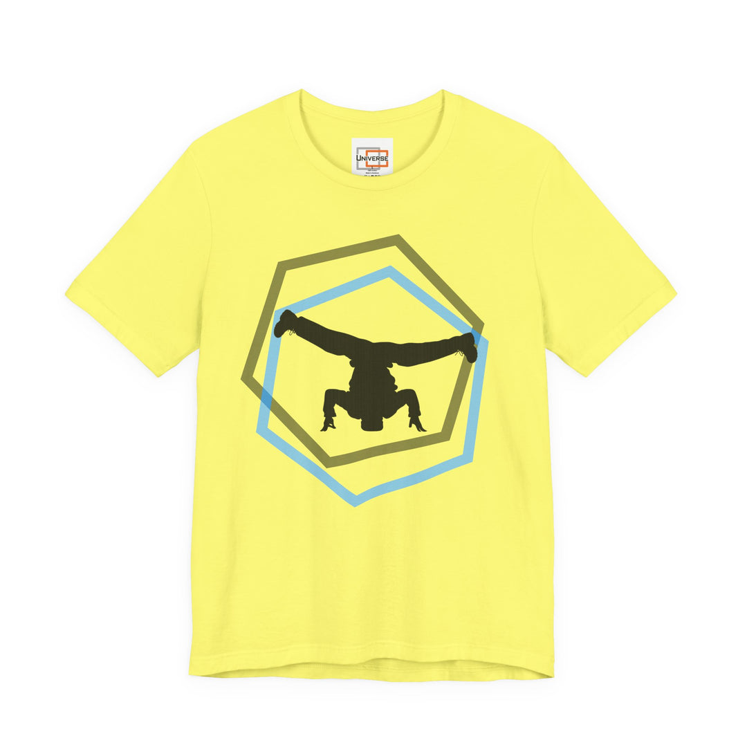 Minimal Breakdancer Light — Unisex Graphic Tee | Universe