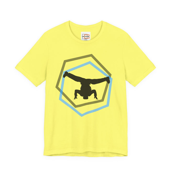 Minimal Breakdancer Light — Unisex Graphic Tee | Universe