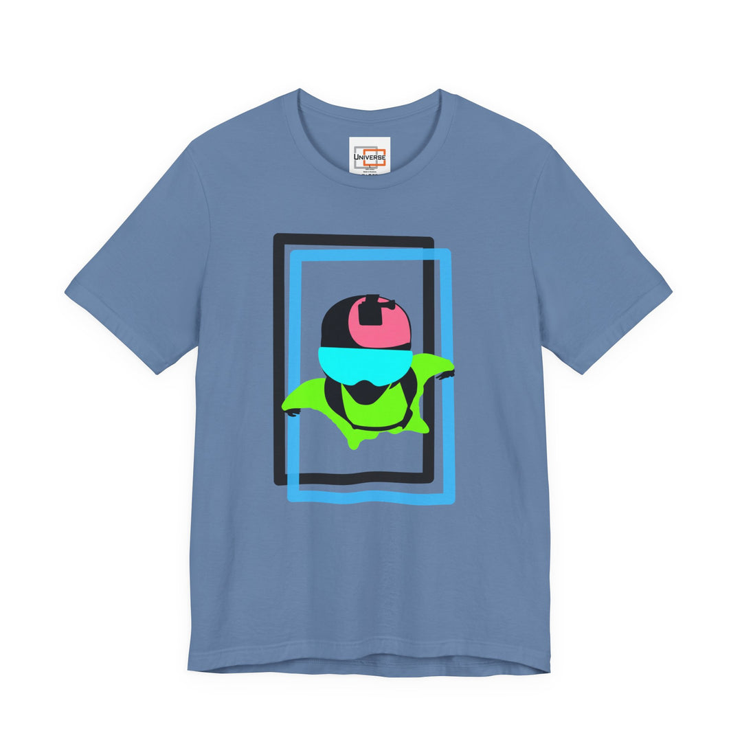Minimal Wingsuit Dark— Unisex Graphic Tee | Universe