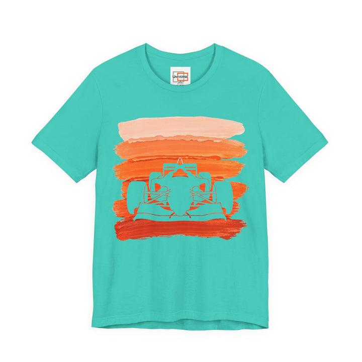 Vintage Formula Orange Stripes — Unisex Graphic Tee | Universe