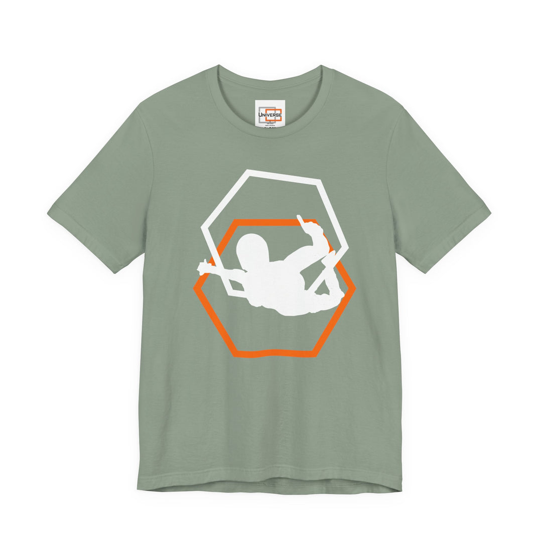 Minimal Skydiver Dark — Unisex Graphic Tee | Universe