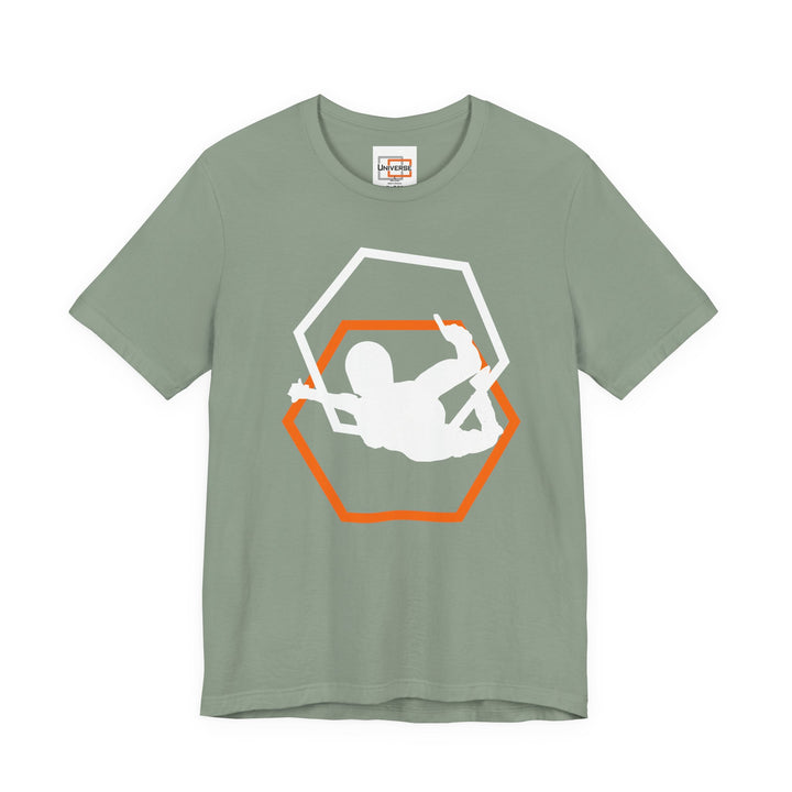 Minimal Skydiver Dark — Unisex Graphic Tee | Universe