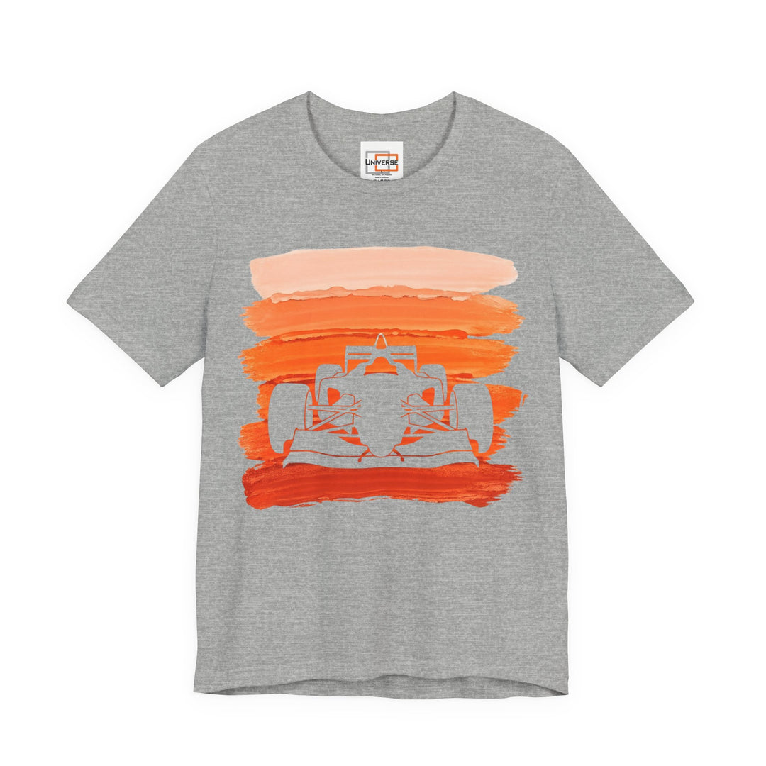 Vintage Formula Orange Stripes — Unisex Graphic Tee | Universe