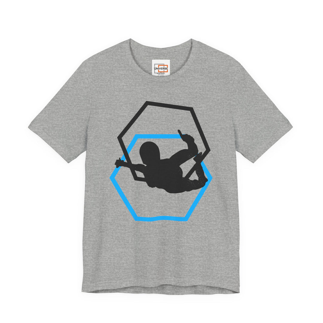Minimal Skydiver Light — Unisex Graphic Tee | Universe