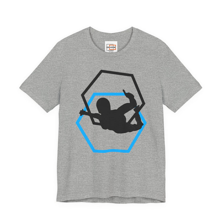 Minimal Skydiver Light — Unisex Graphic Tee | Universe