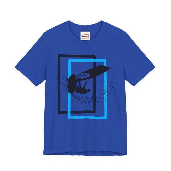 Minimal Windsurfer Light — Unisex Graphic Tee | Universe