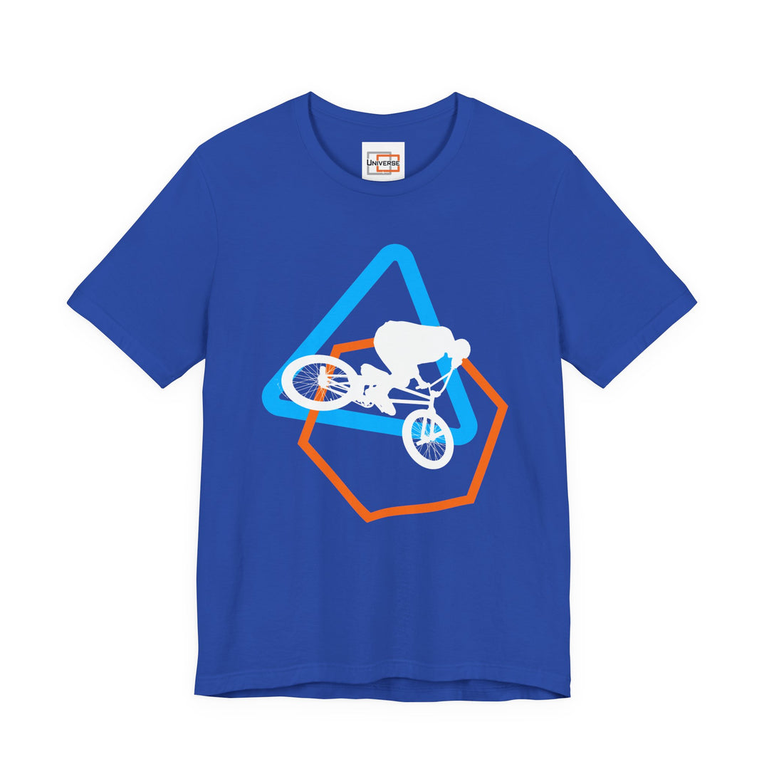 Minimal BMX Dark — Unisex Graphic Tee | Universe