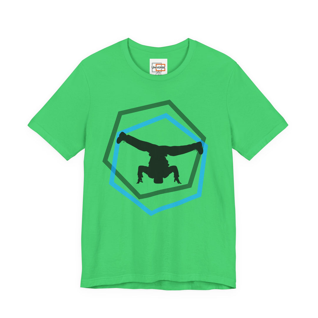 Minimal Breakdancer Light — Unisex Graphic Tee | Universe