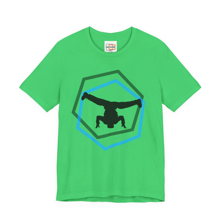 Minimal Breakdancer Light — Unisex Graphic Tee | Universe