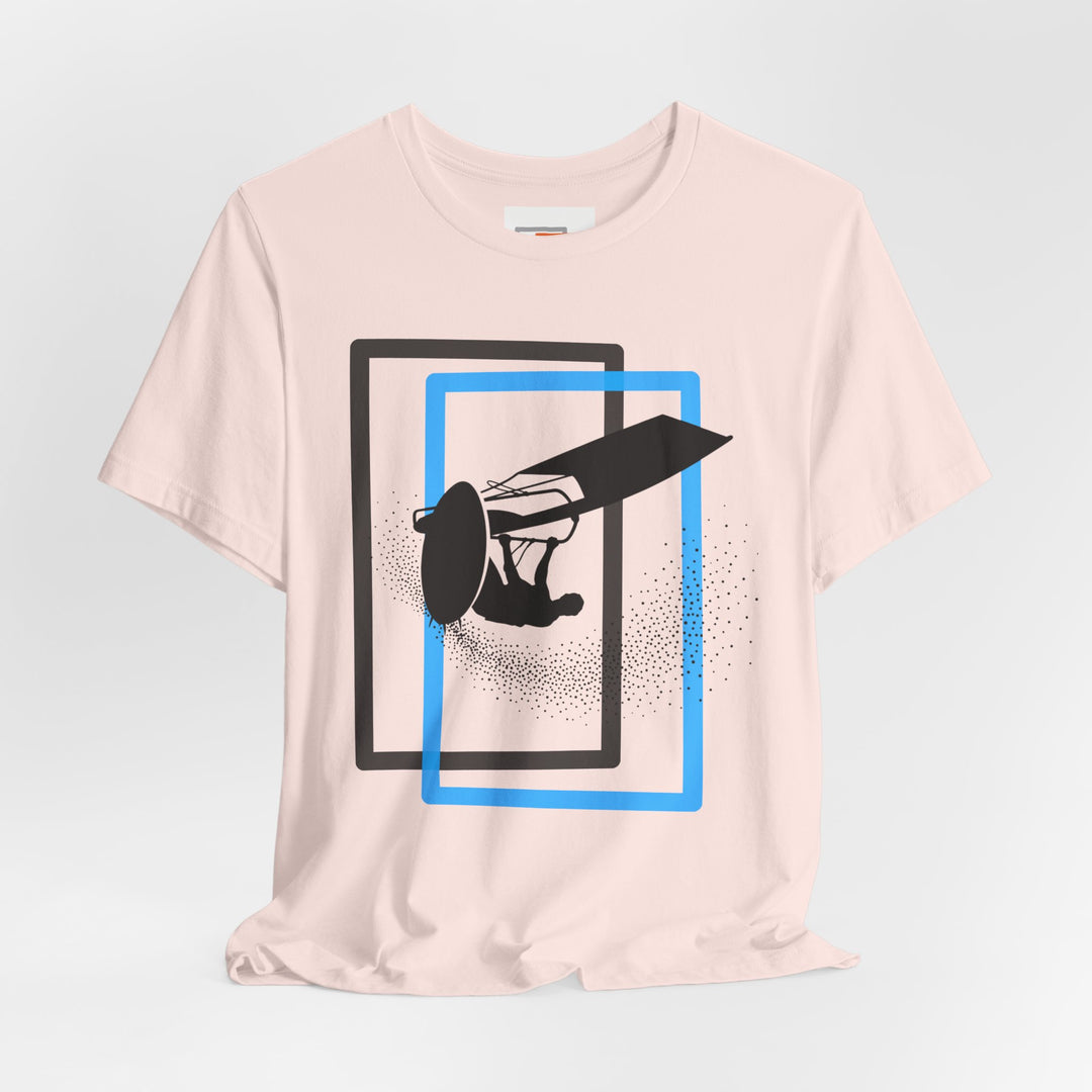 Minimal Windsurfer Light — Unisex Graphic Tee | Universe