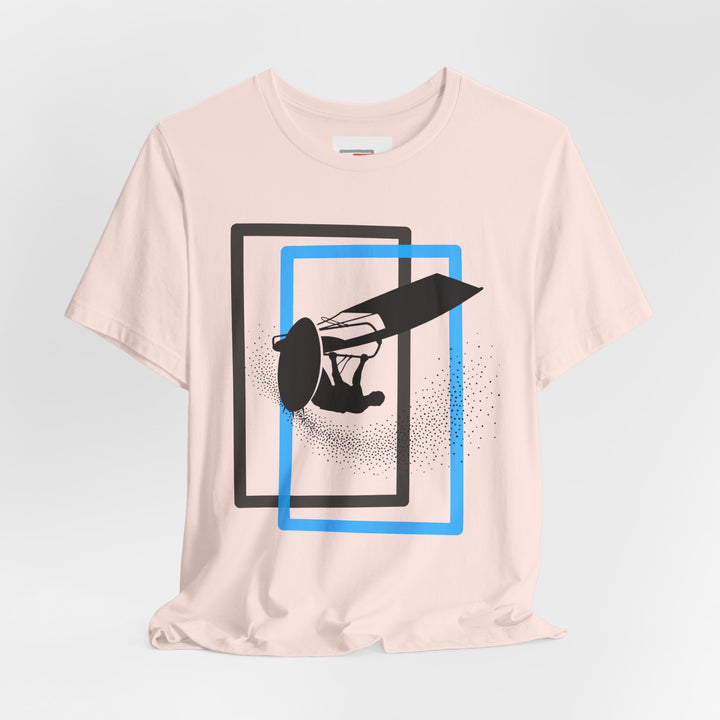 Minimal Windsurfer Light — Unisex Graphic Tee | Universe