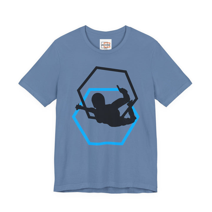 Minimal Skydiver Light — Unisex Graphic Tee | Universe