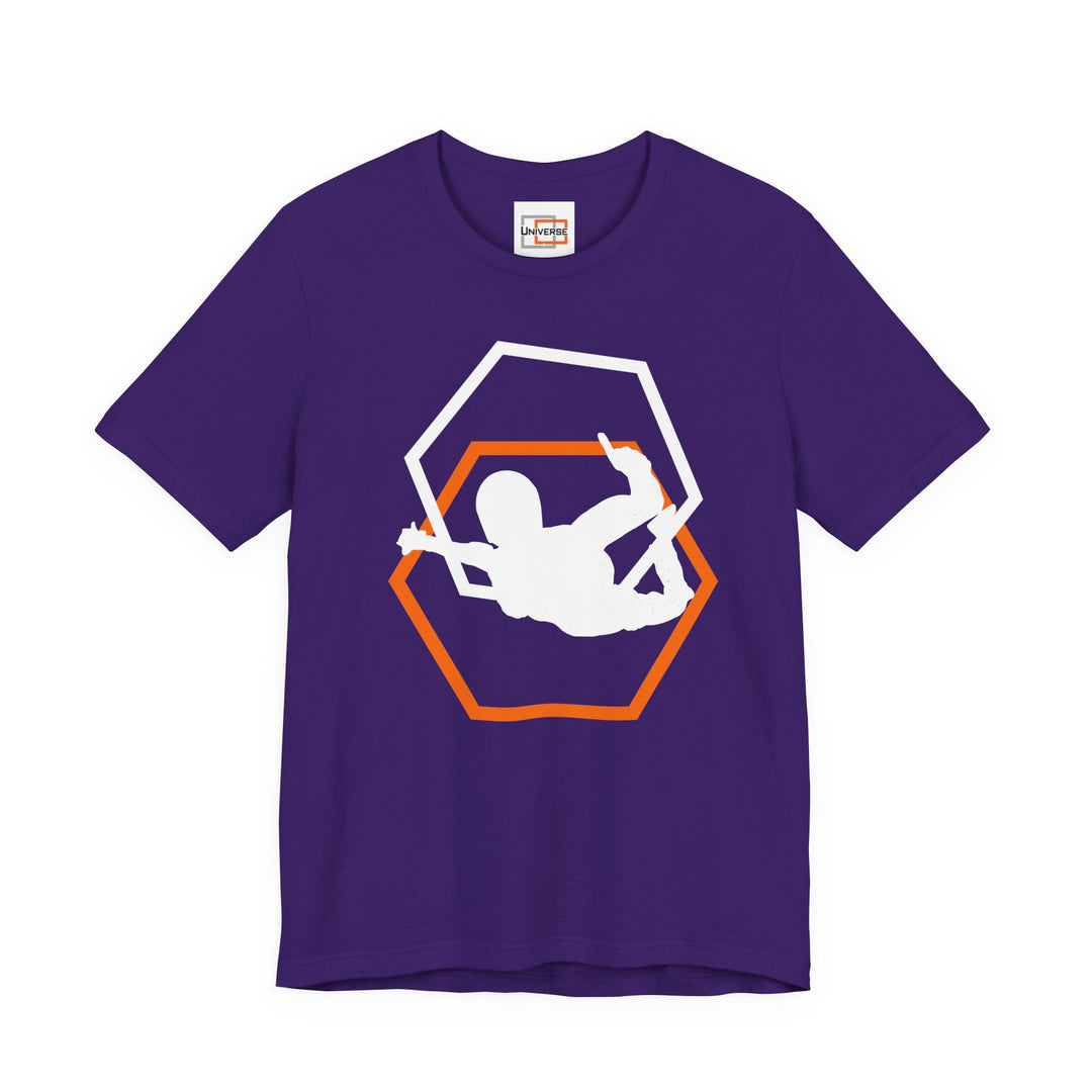 Minimal Skydiver Dark — Unisex Graphic Tee | Universe