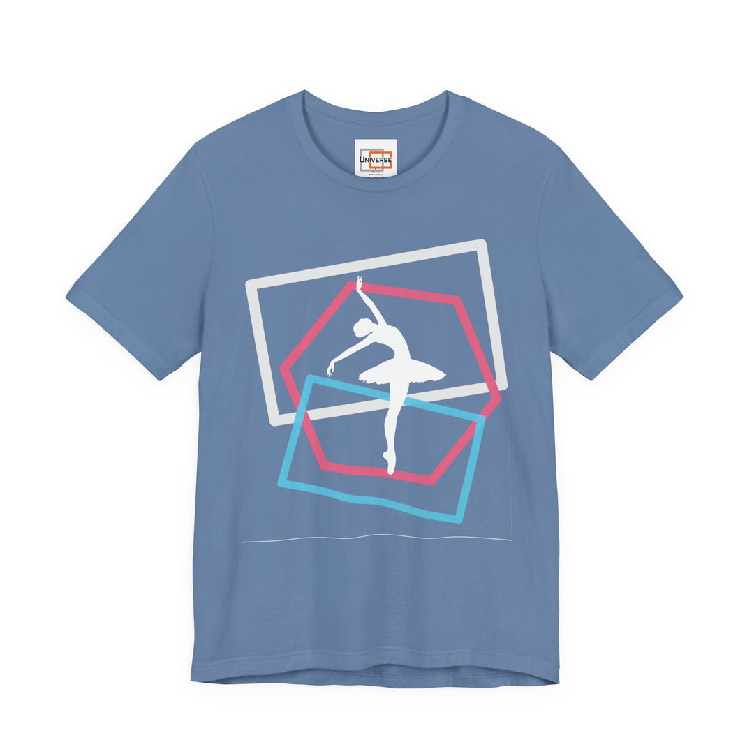 Minimal Ballerina Dark — Unisex Graphic Tee | Universe