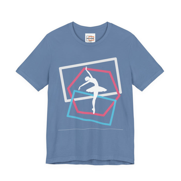 Minimal Ballerina Dark — Unisex Graphic Tee | Universe