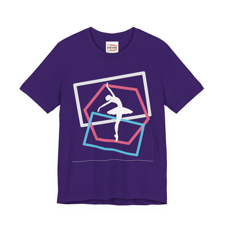 Minimal Ballerina Dark — Unisex Graphic Tee | Universe