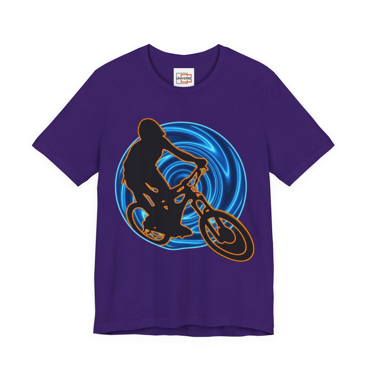 Neon MTB Vortex — Unisex Graphic Tee | Universe