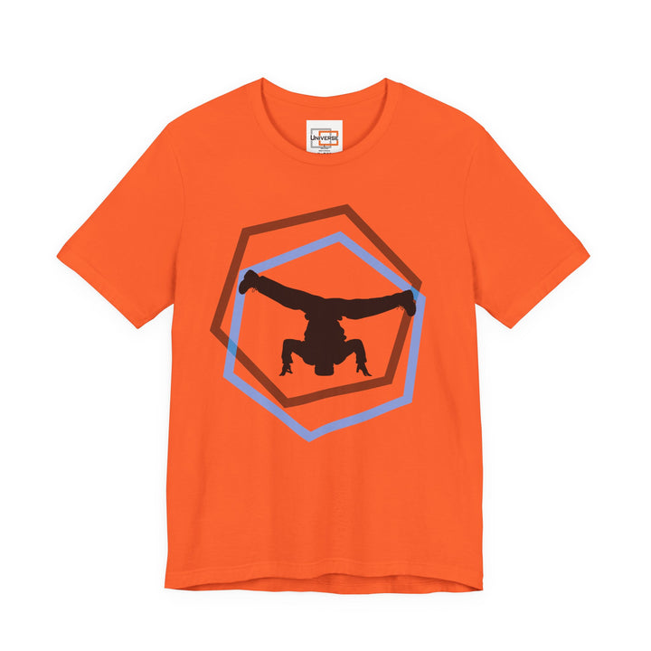 Minimal Breakdancer Light — Unisex Graphic Tee | Universe