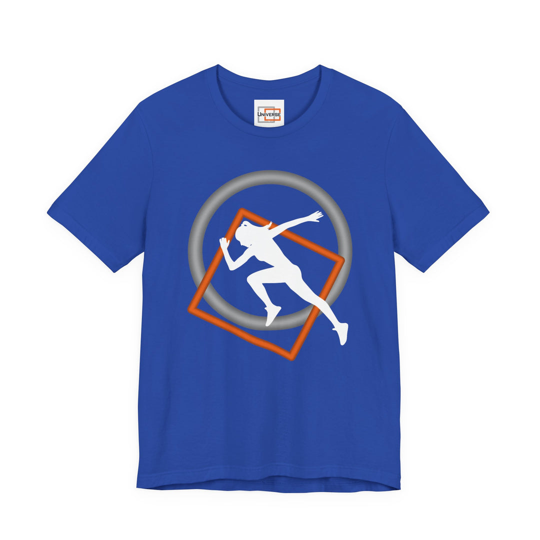 Minimal Sprinter Dark — Unisex Graphic Tee | Universe