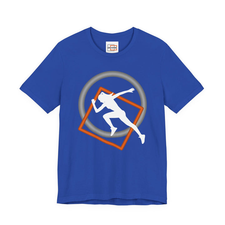 Minimal Sprinter Dark — Unisex Graphic Tee | Universe