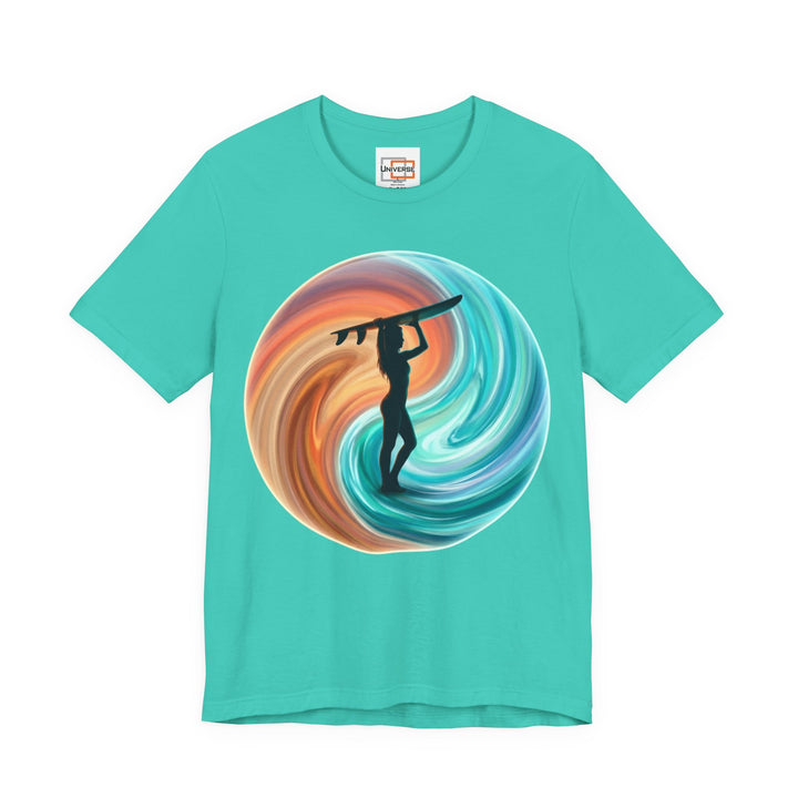 Surf Yin Yang Vortex — Unisex Graphic Tee | Universe