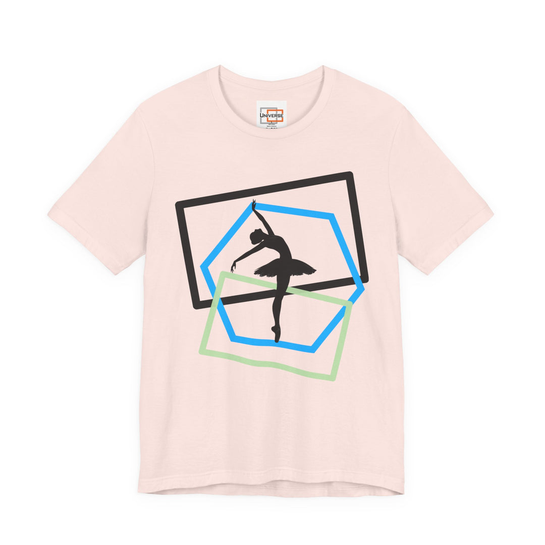 Minimal Ballerina Light — Unisex Graphic Tee | Universe