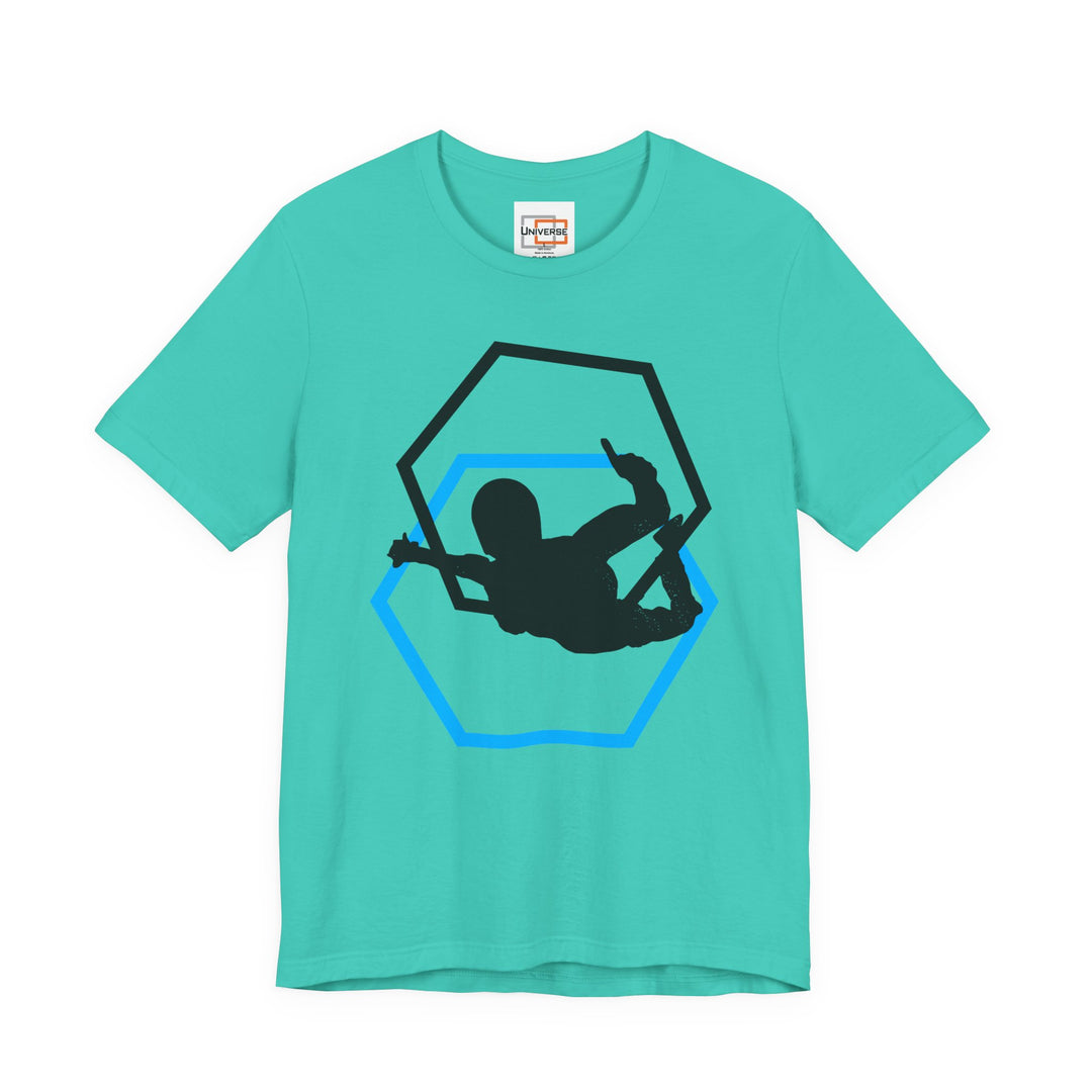 Minimal Skydiver Light — Unisex Graphic Tee | Universe