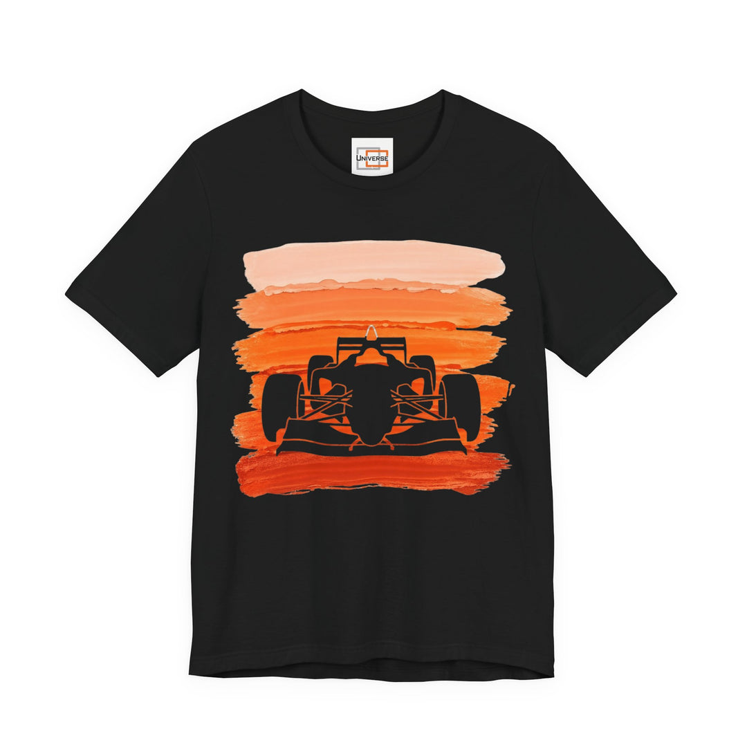 Vintage Formula Orange Stripes — Unisex Graphic Tee | Universe