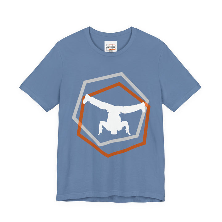Minimal Breakdancer Dark — Unisex Graphic Tee | Universe