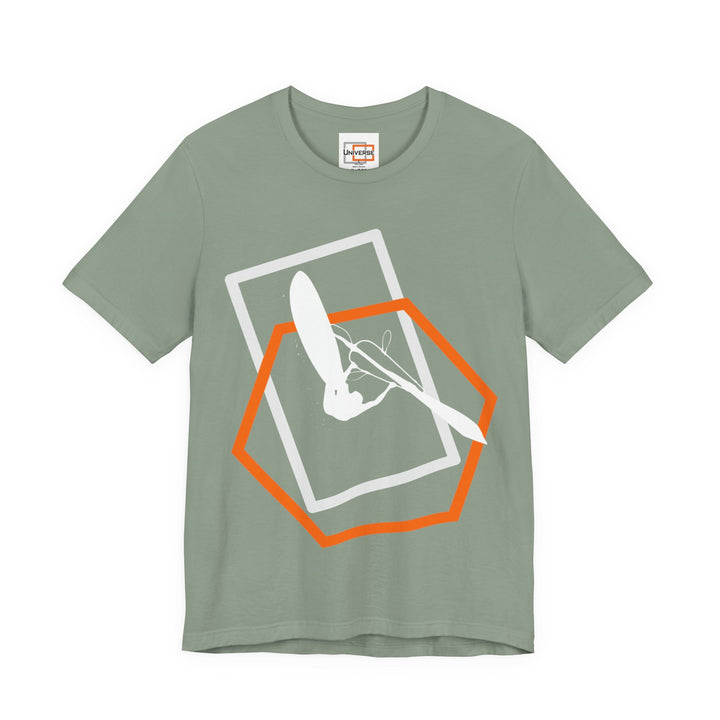 Minimal Windsurfer Dark — Unisex Graphic Tee | Universe