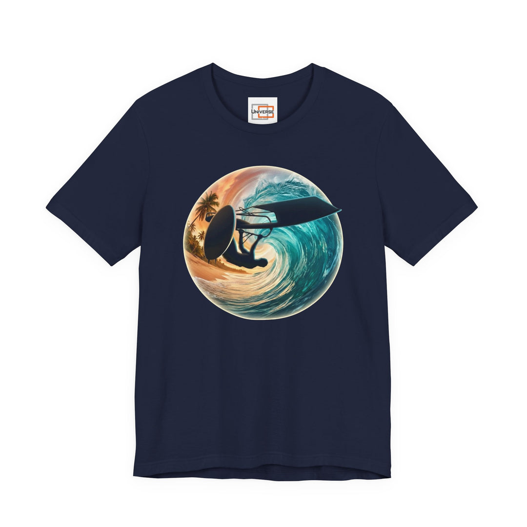 Windsurfer Wave Vortex — Unisex Graphic Tee | Universe