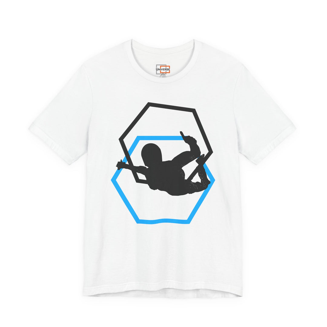 Minimal Skydiver Light — Unisex Graphic Tee | Universe