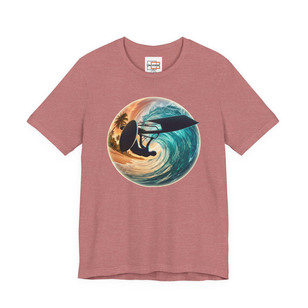 Windsurfer Wave Vortex — Unisex Graphic Tee | Universe