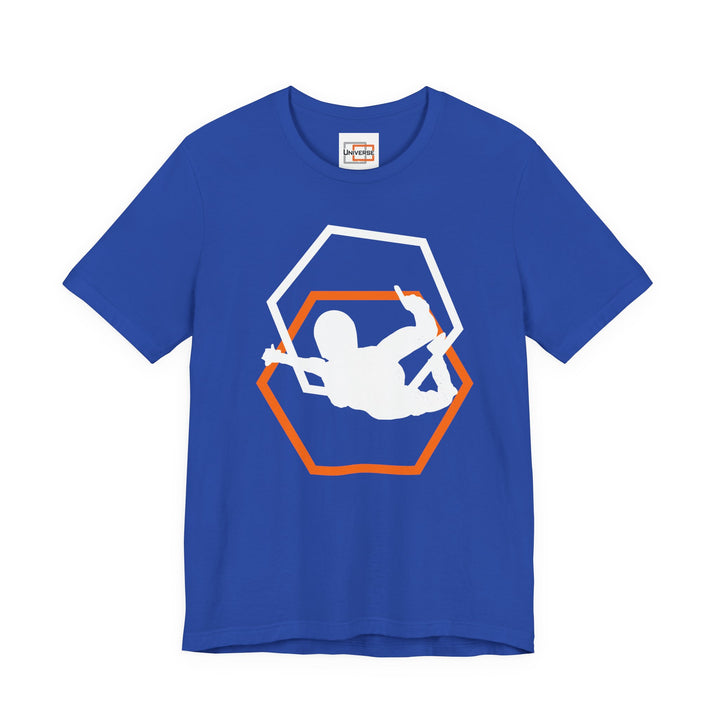 Minimal Skydiver Dark — Unisex Graphic Tee | Universe