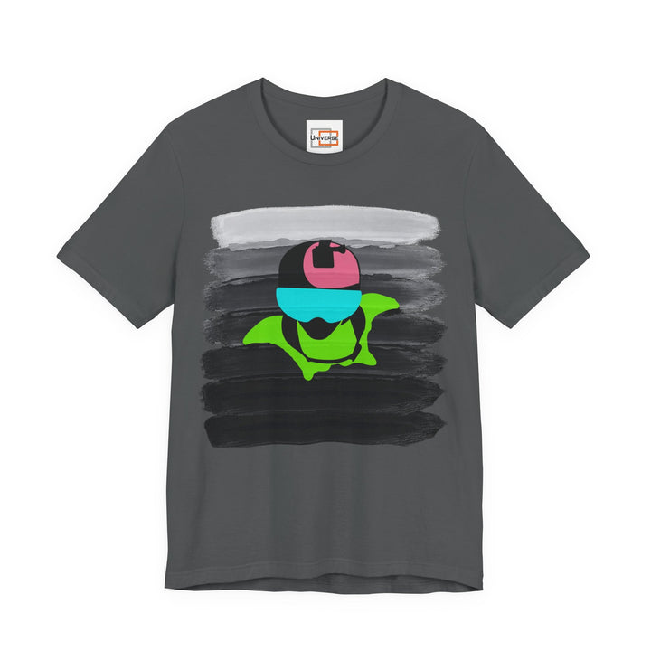 Vintage Wingsuit Flyer Grey Stripes — Unisex Graphic Tee | Universe