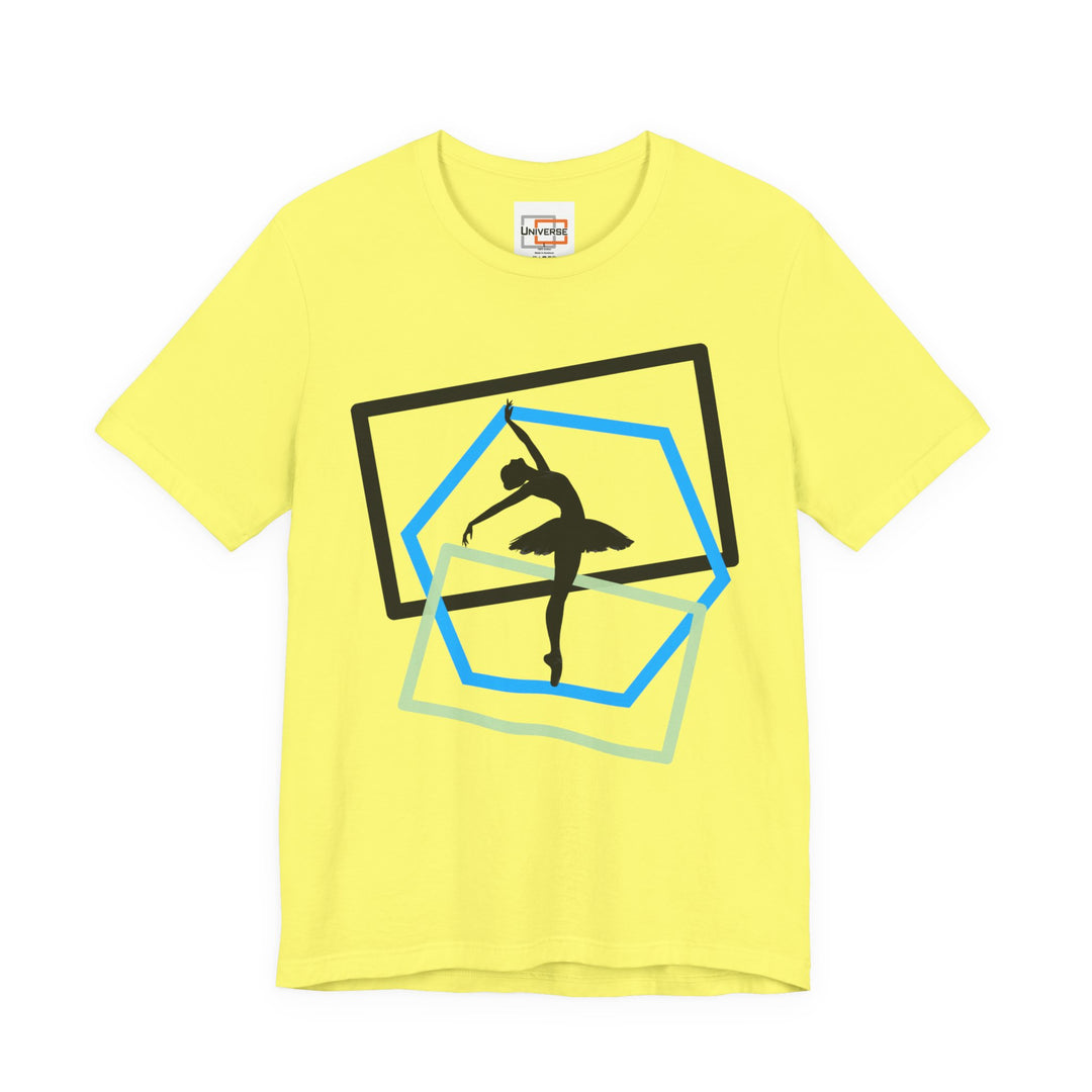 Minimal Ballerina Light — Unisex Graphic Tee | Universe
