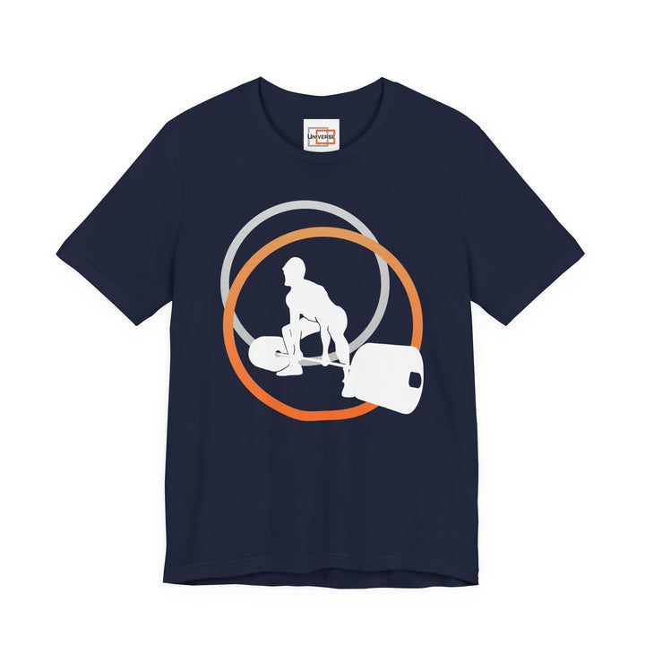 Minimal Deadlift Dark — Unisex Graphic Tee | Universe
