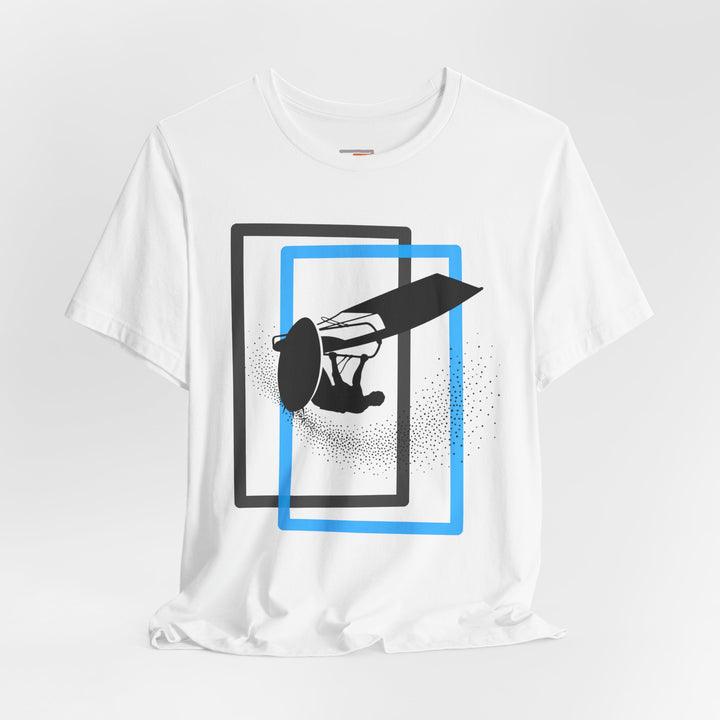 Minimal Windsurfer Light — Unisex Graphic Tee | Universe