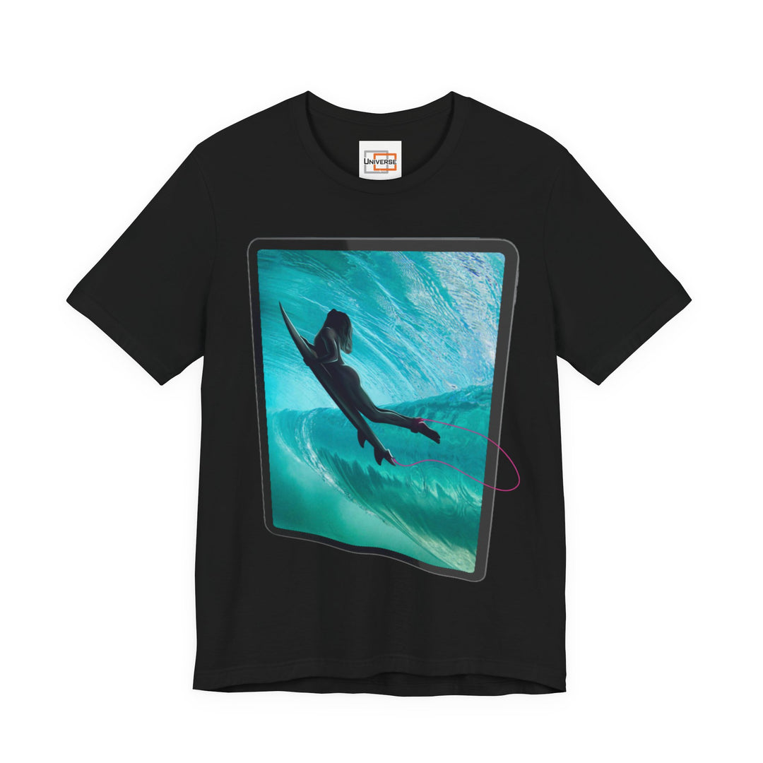 Duck Dive Portal— Unisex Graphic Tee | Universe