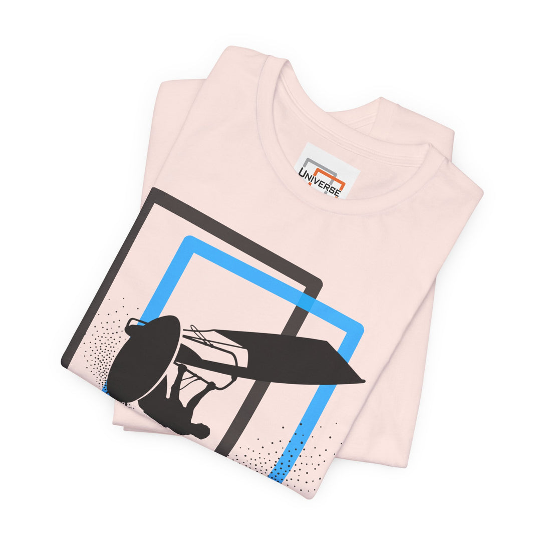 Minimal Windsurfer Light — Unisex Graphic Tee | Universe