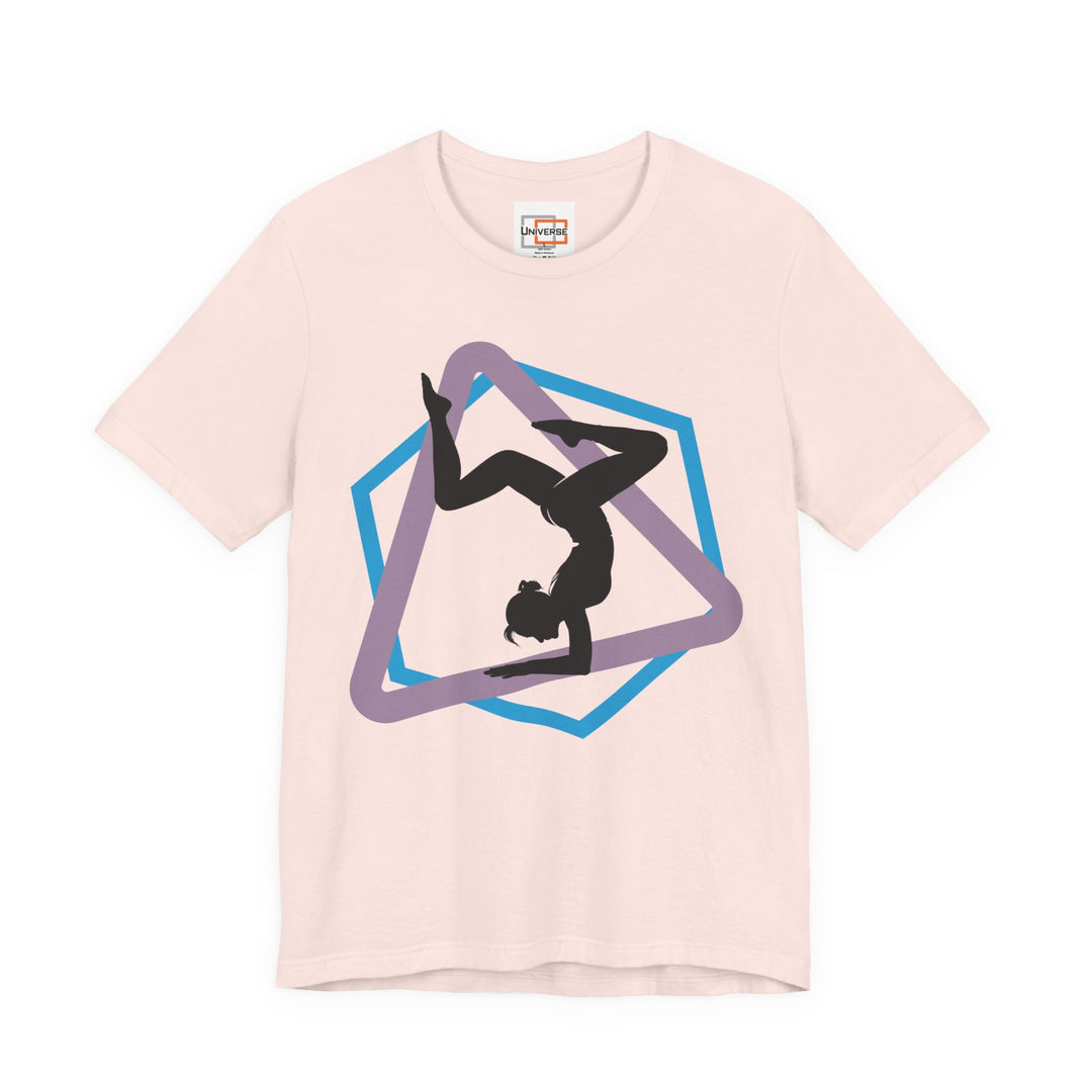 Minimal Yoga Light — Unisex Graphic Tee | Universe
