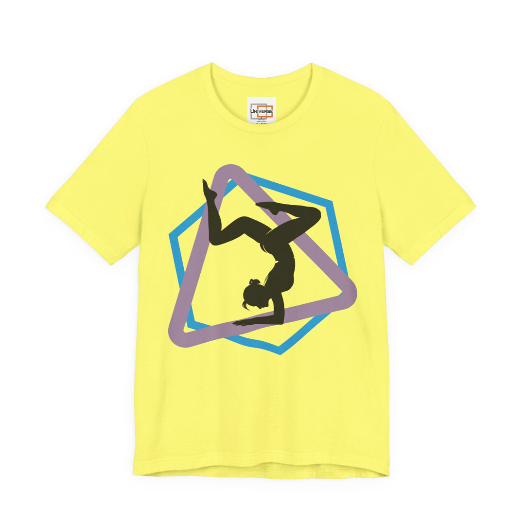 Minimal Yoga Light — Unisex Graphic Tee | Universe