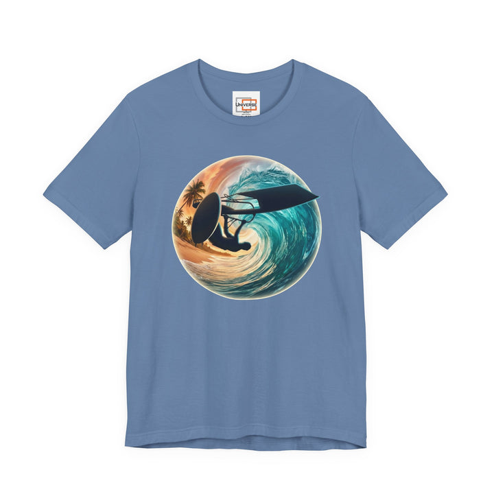 Windsurfer Wave Vortex — Unisex Graphic Tee | Universe